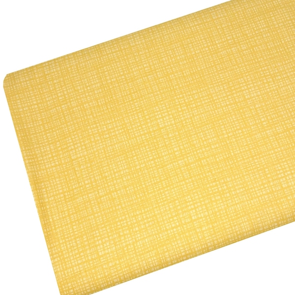 Texture Saffron Color by Riley Blake, Quilt Backing, Fabric by the yard, Yellow Fabric, Fat Quarter, Quilting, Apparel, 100% Cotton ..