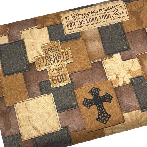 Cross Fabric Christian Cross Gray by Rickrackscissorsstudio Etsy