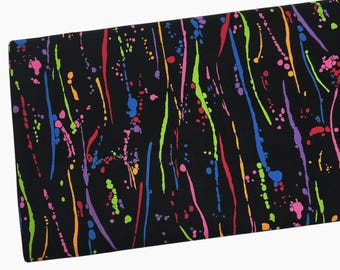 Paint Splatter Fabric by the yard, Fabric Traditions, Quilting Cotton, B3-40