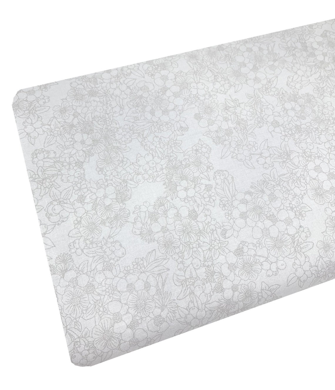 Boundless Blenders Collage Fabric Light Gray Flowers Fabric Etsy