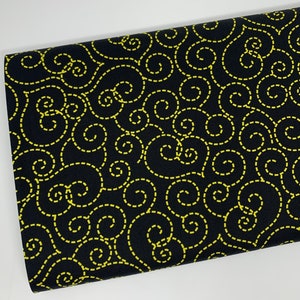 R. Yellow & Black Swirl Template