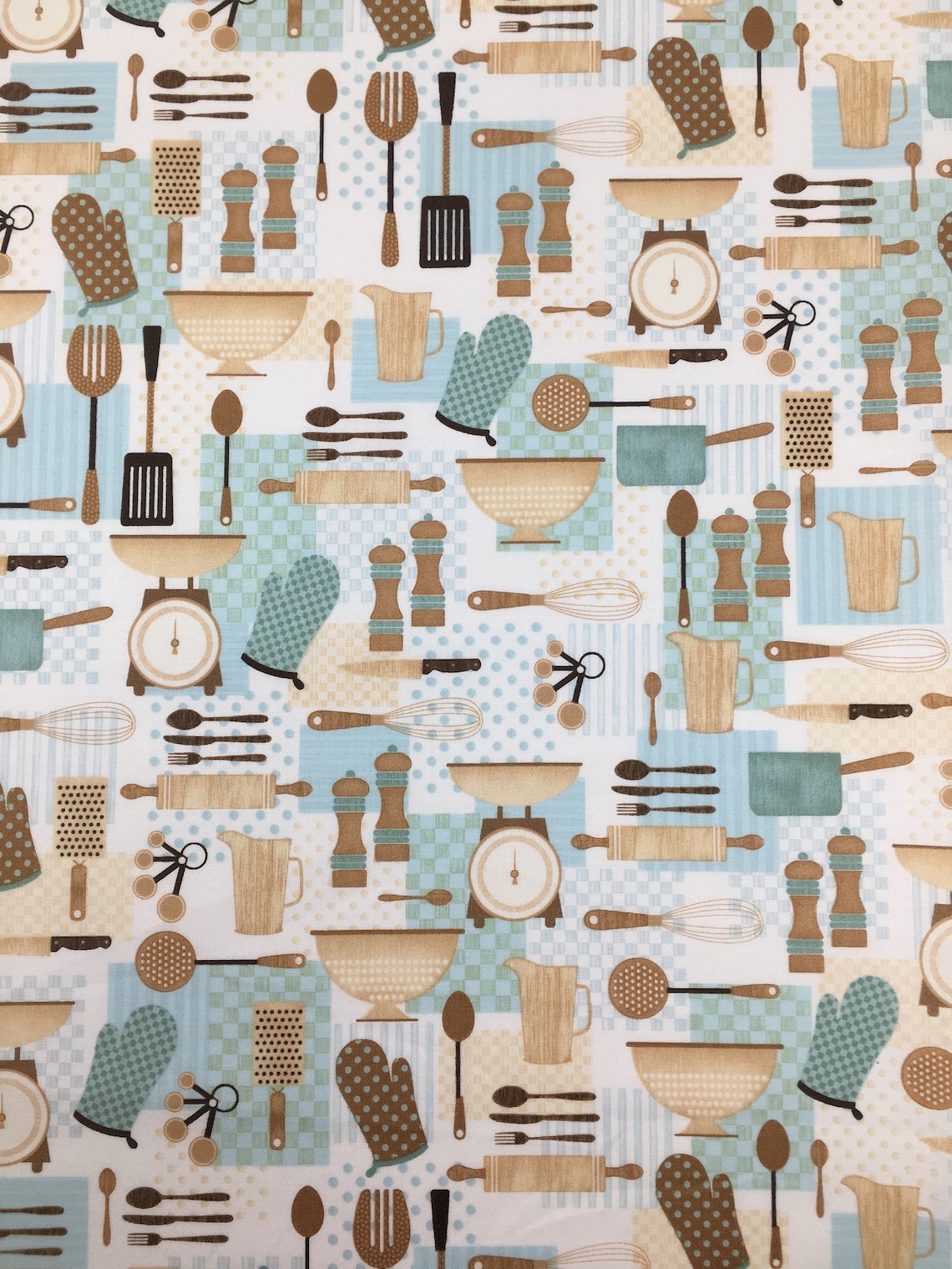 Cooking and Baking Fabric Kitchen and Food Fabric by the Etsy