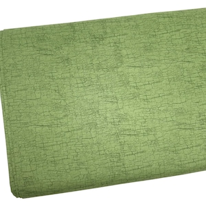 Green Crackle Fabric, Green Blender, Fabric by the yard, Quilting Fabric, Fat Quarter, Apparel, Quilt Backing, 100% Cotton, R7-27