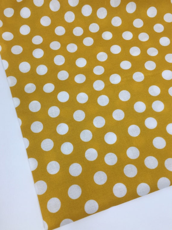 mustard polka dot