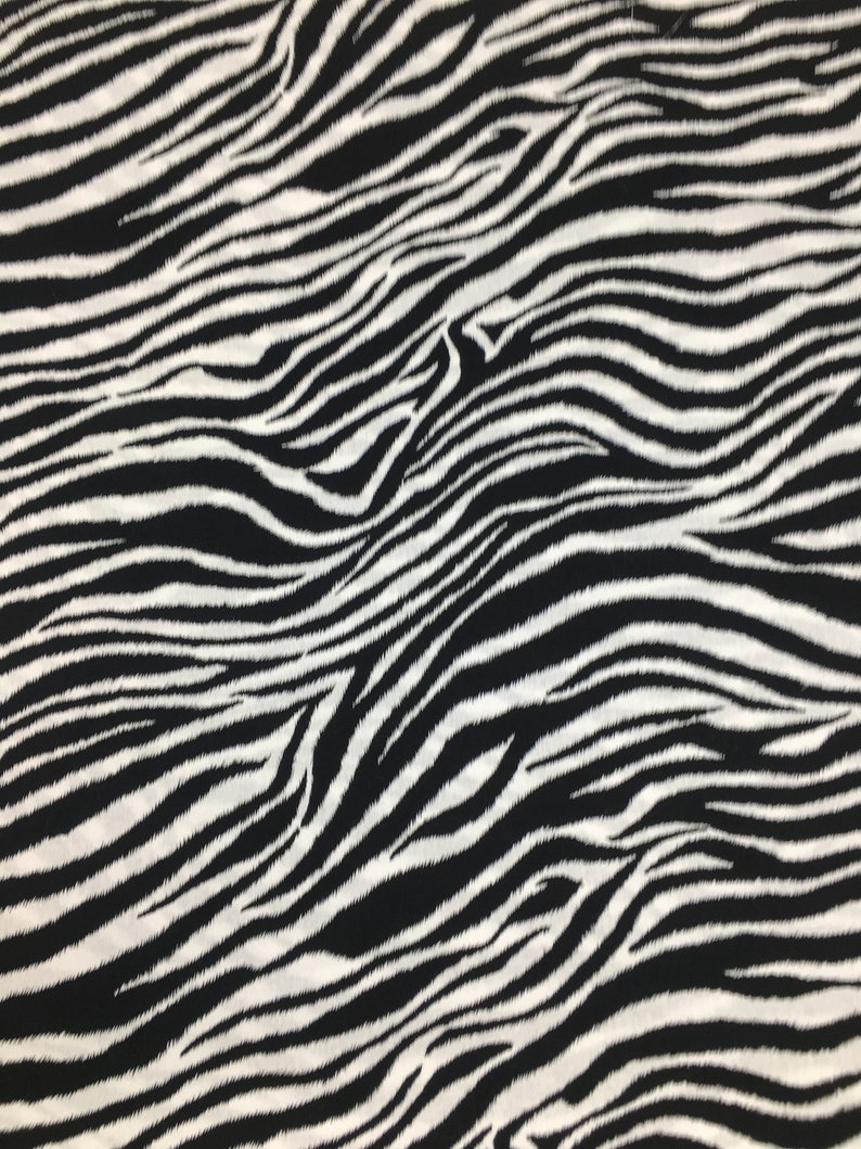 Zebra Print Fabric Zoo Animals Fabric by the yard Fat Etsy