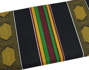 African Stripes Fabric by the Yard, Geometric Print, Quilting Cotton