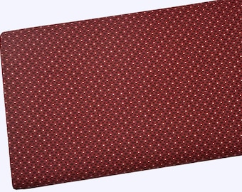 108" Wide Red Dotted Fabric by the Yard, Bonnie Blue Basic Collection by Marcus, Quilting Backing Cotton