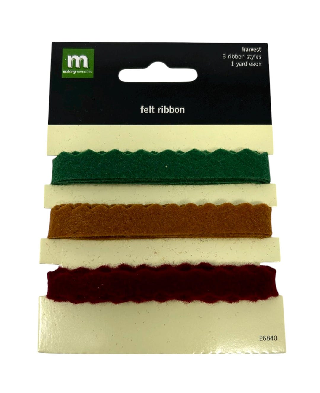 Felt Ribbon Template Harvest Felt Ribbon 3/8
