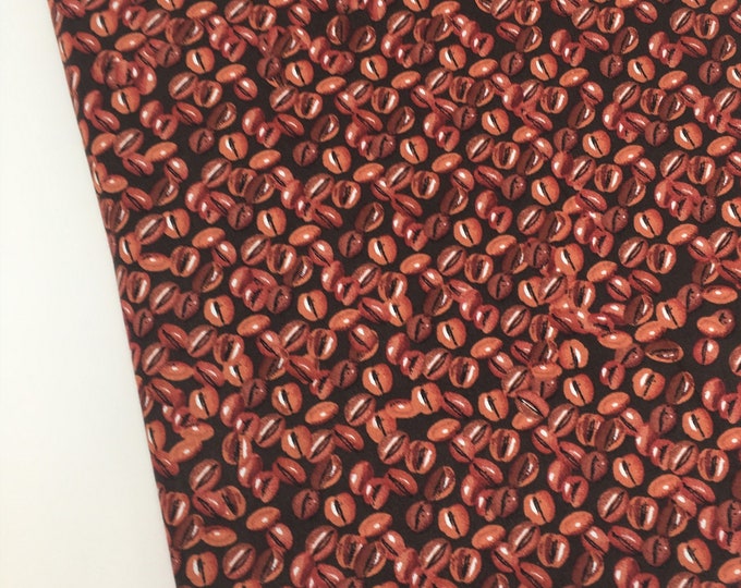 Coffee Beans Fabric Roasted Coffe Fabric Fabric by the Yard Etsy