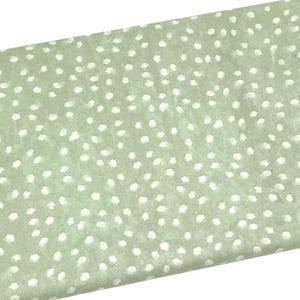 Sage Soft Spots Fabric, Polka Dots, Fabric by the yard, Quilting Cotton, R7-9