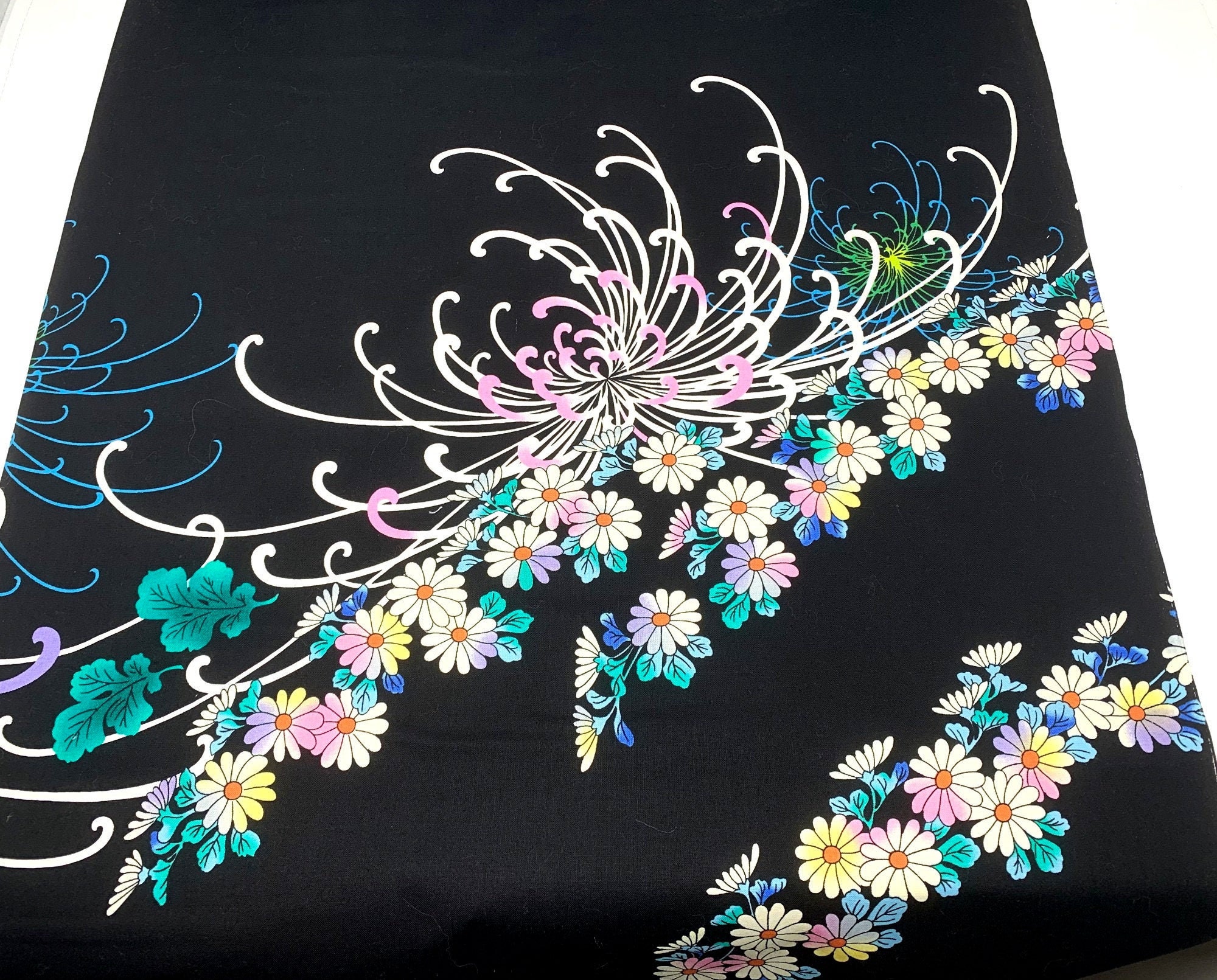Kyoto Mums By Michael Miller Fabric Fabric By The Yard Etsy Kyoto Mums By Michael Miller Fabric Fabric By The Yard Etsy