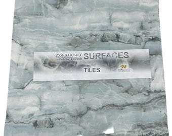 Tiles 10" Layer Cake, Stonehenge Surfaces, Northcott, 42 Squares, Quilting Cotton Stacker