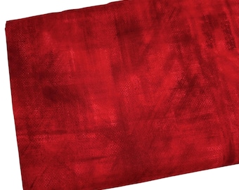 Red Blender Fabric, Canvas Print, Fabric by the yard, Quilting Cotton, Quilt Backing, R5-12