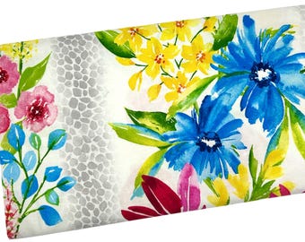 Bright Flowers Fabric by the Yard, Bloom True by Charlotte Grace for Wilmington, Quilting Cotton .