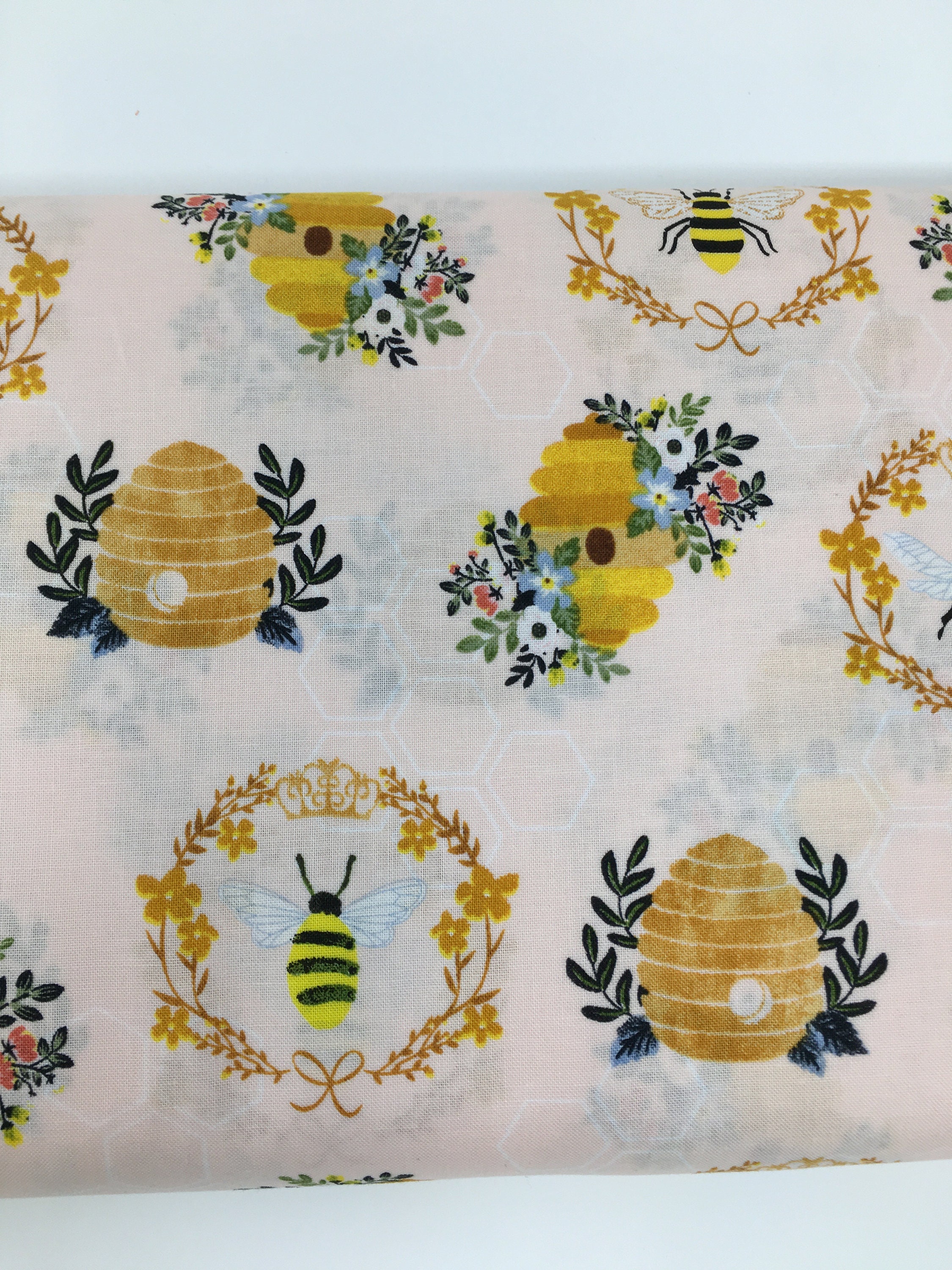 Cute Bee Pattern, Honey Bee, Bumble Bee, Bee Fabric, Honey Bee Fabric, Bee  Design, Humble Bee, Bee Keeper, Bee Hive, Honey Comb, Honey, Honey Bee