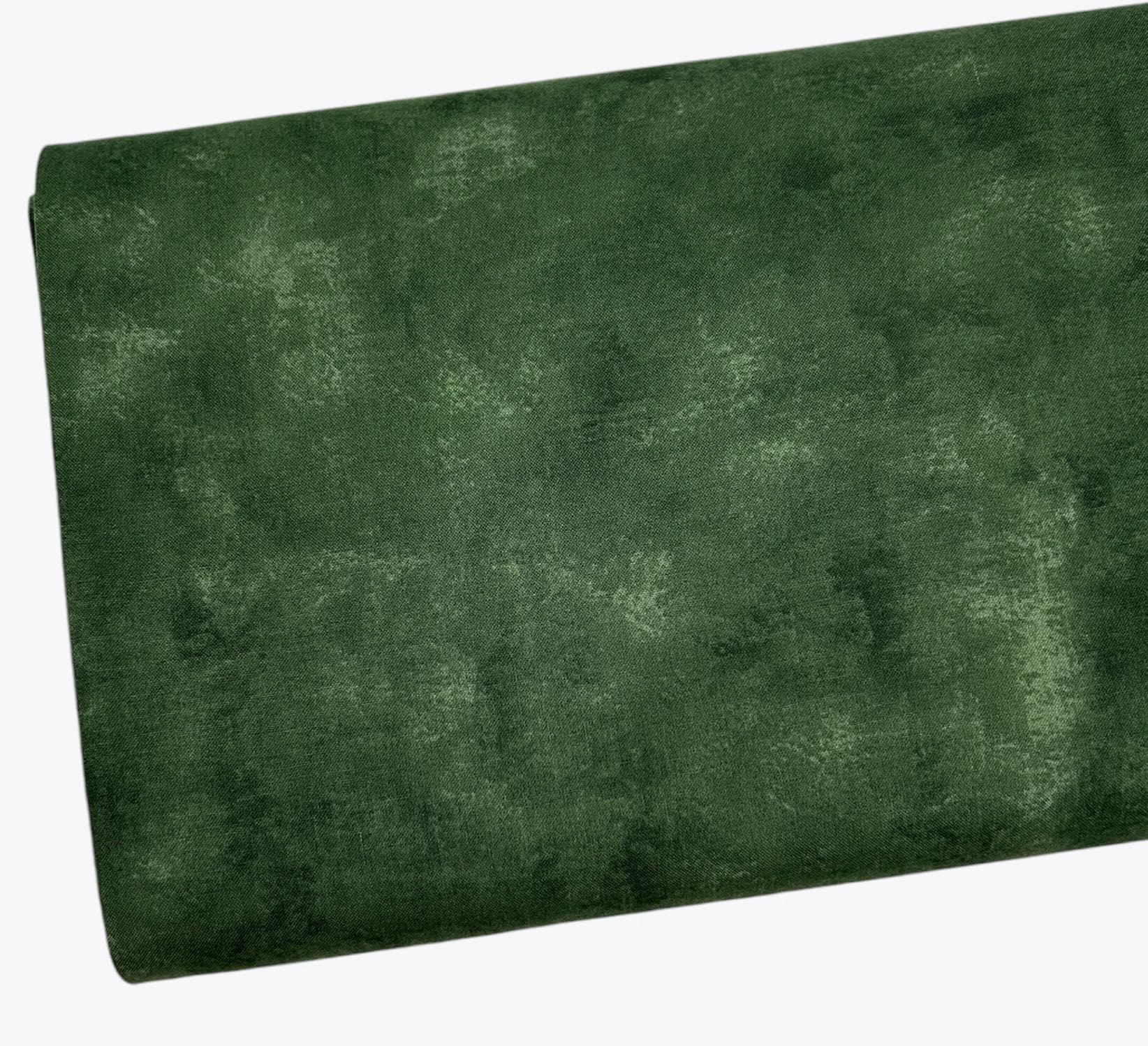 Hunter Blender Fabric, Dark Green Cotton, Fabric by the yard, Fat Quarter, Quilting, Apparel, 100% Cotton