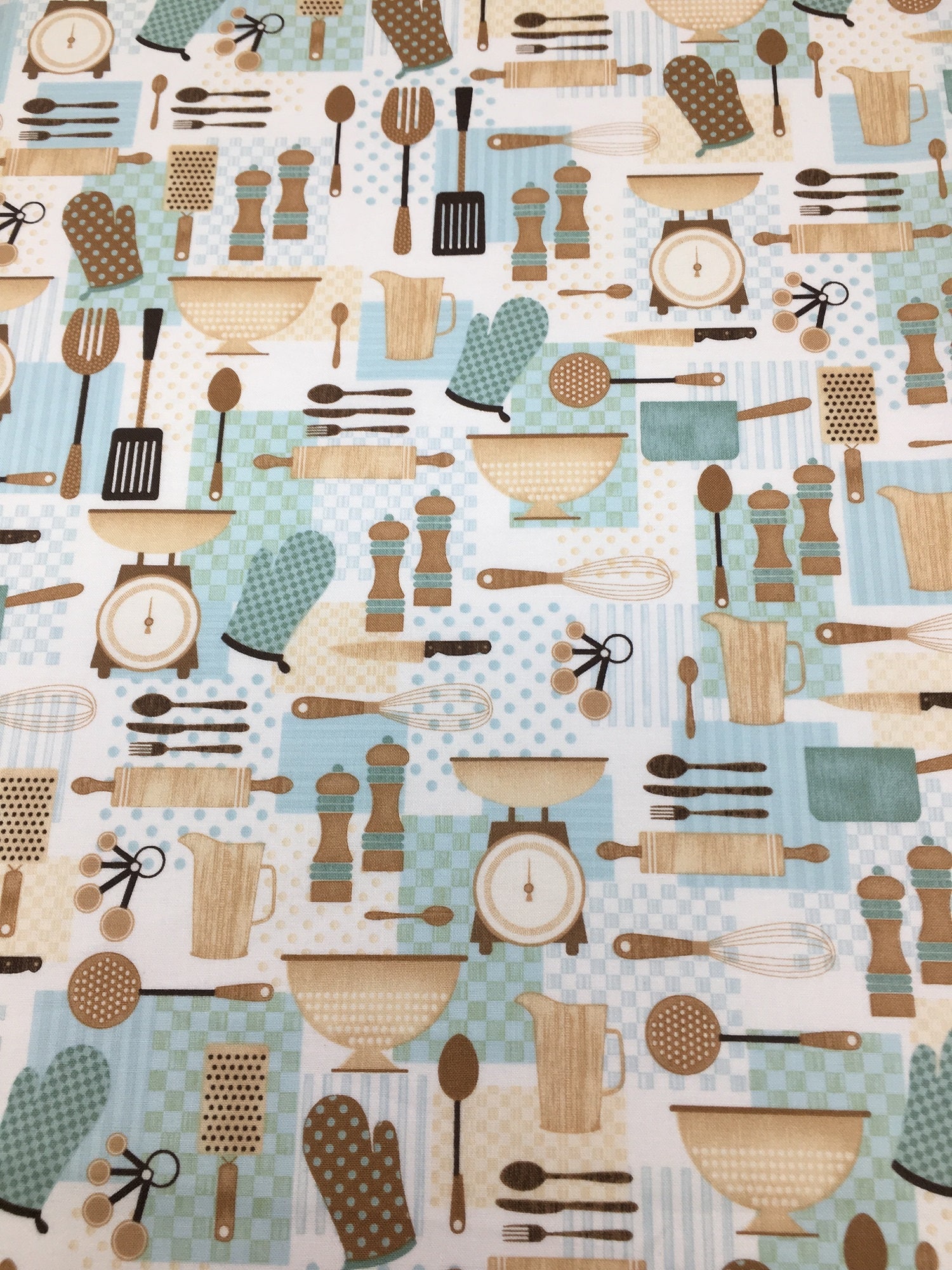 Cooking and Baking Fabric Kitchen and Food Fabric by the Etsy