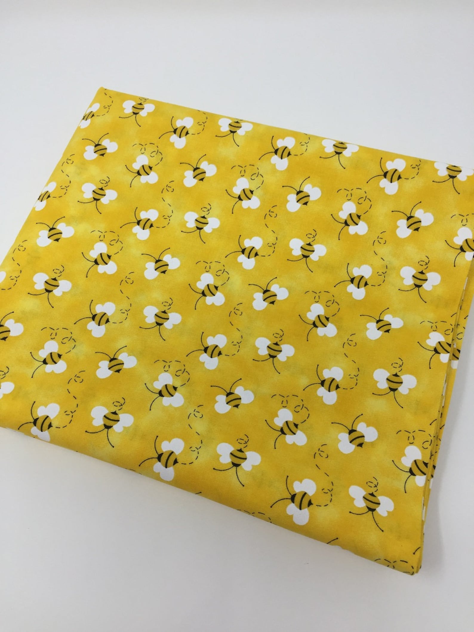 Yellow Bee Fabric Bumble Bee Honey Bees Fabric by the yard Etsy