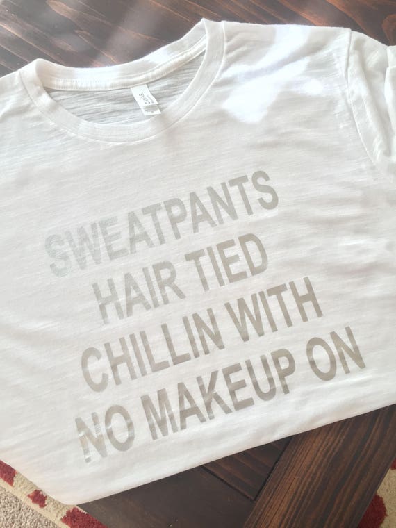 Sweatpants Hair Tied Chillin With No Makeup On Super Soft Etsy