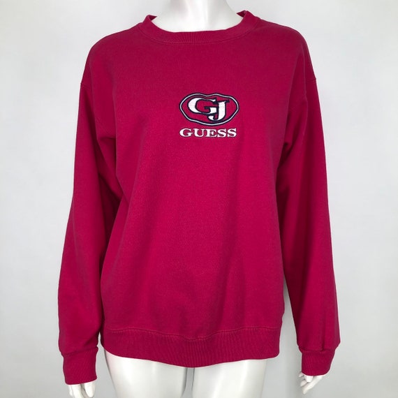 guess sweatshirt pink