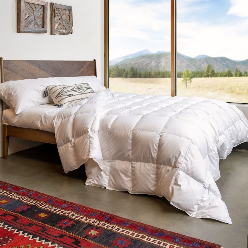 Continental Bedding Serenity 700 Fill Power 100 White Goose Etsy