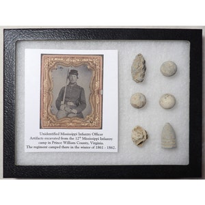 12th Mississippi - Occoquan Defense Line - Virginia - Civil War Relics - Civil War Artifacts - Civil War Memorabilia - Civil War Bullets