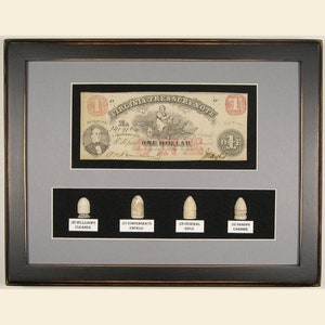 1862 Virginia Treasury Note – Fredericksburg Battlefield - Civil War Memorabilia - Civil War Relics - Civil War Bullets