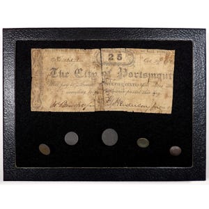1861 Portsmouth, Virginia Currency – Civil War Relics – Virginia Battlefields - 5871