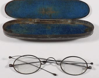 Civil War Period Glasses & Case – “Patented 1860” - 6699