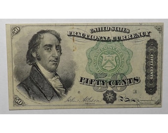1869 U.S. Fractional – “Fifty Cents” – Fourth Issue – 6564