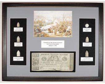 Battle of Pea Ridge – Arkansas Currency - Civil War Memorabilia - 6741