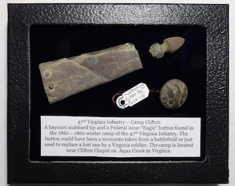 47th Virginia Infantry – Camp Clifton – Civil War Relics – 5093