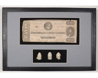 1863 Confederate Currency – Richmond – Civil War Bullets – 6547