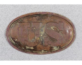 U. S. Cartridge Plate – Chancellorsville Battlefield, Virginia - 6695