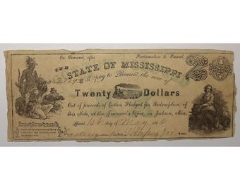 1862 Mississippi Currency – Jackson – 5981