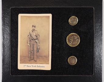 New York Militia Buttons – Fredericksburg Battlefields – Civil War – 5657