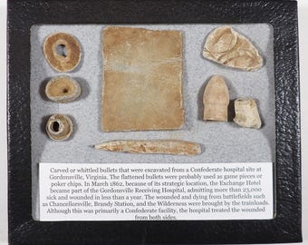 Carved Bullets from Confederate Hospital – Gordonsville, Virginia - 6690