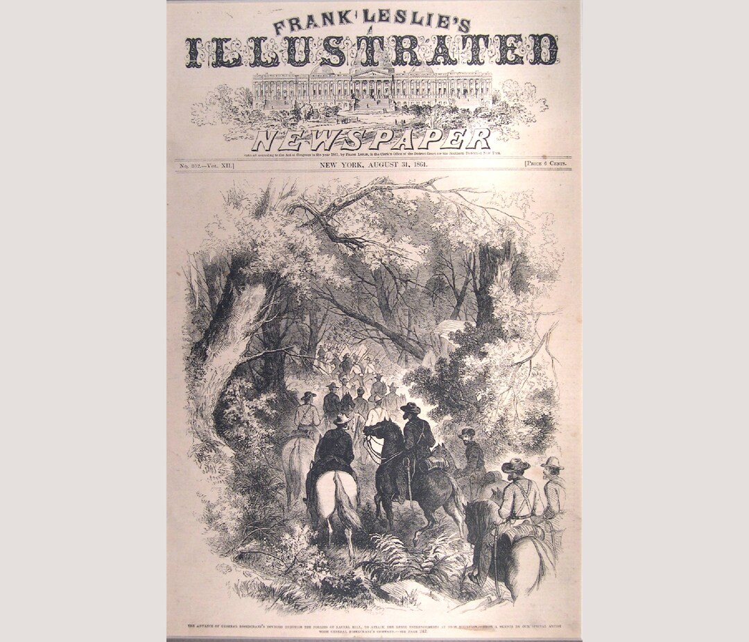 West Virginia Rich Mountain Gen. Rosencranz 1861 Etsy