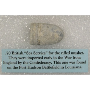 British Sea Service – .70 CSA – Port Hudson - Civil War Memorabilia - Civil War Artifacts - Civil War Bullets