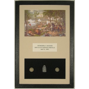 Battle of Chancellorsville – Original Civil War Artifacts - Civil War Memorabilia - Civil War Bullets - Kurz & Allison Lithograph