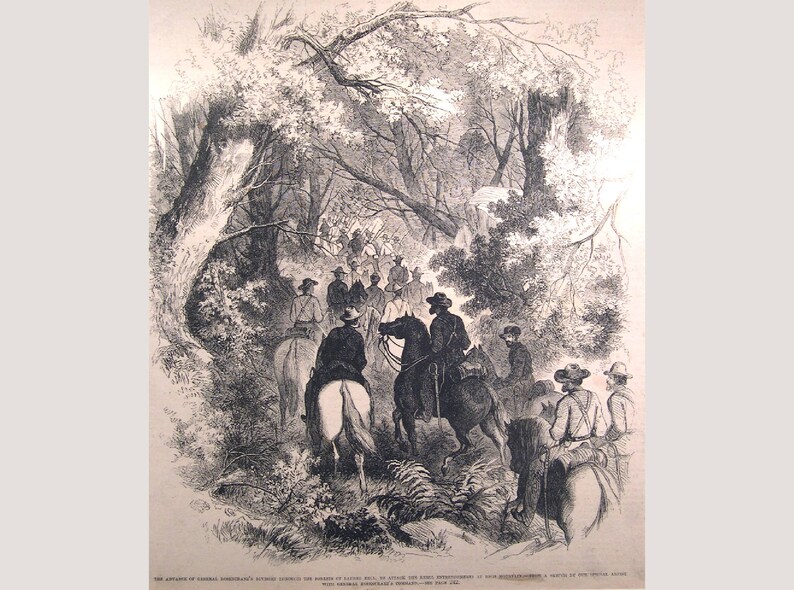 West Virginia Rich Mountain Gen. Rosencranz 1861 Etsy