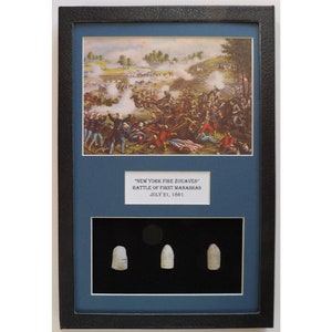 Battle of First Manassas – Original Civil War Artifacts - Civil War Memorabilia - Civil War Bullets - Kurz & Allison Lithograph