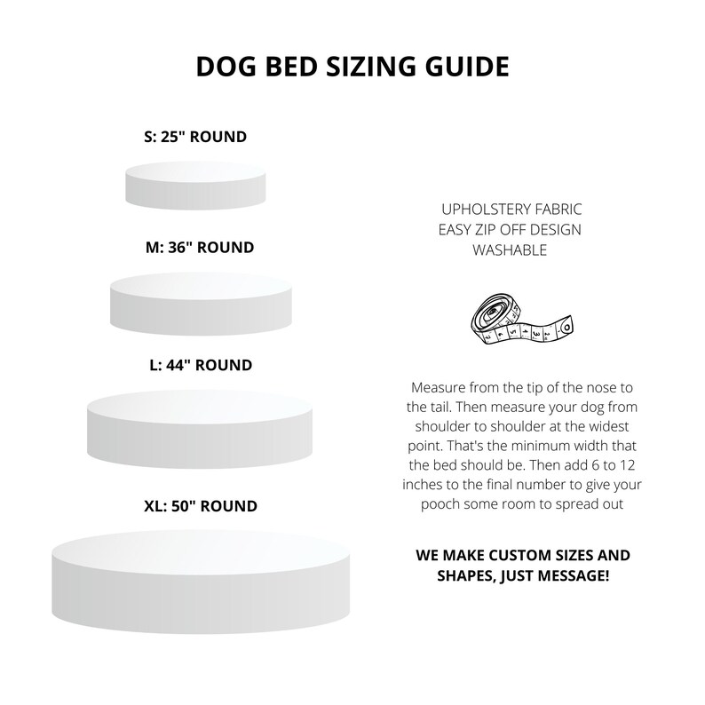 Eco Friendly Round Pet Bed Insert, Dog Bed Insert Made From Recycled Material, Hypoallergenic Pet Insert, Sustainable Replacement Bed Insert image 2