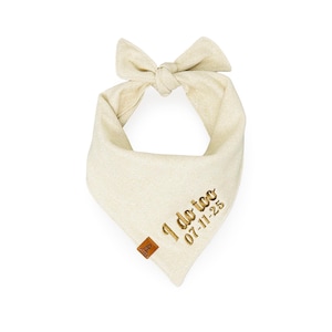 Personalized Wedding Dog Bandana, I do too embroidered pet bandana, Custom dog engagement bandana, Announcement Bandana, CHOOSE YOUR COLORS