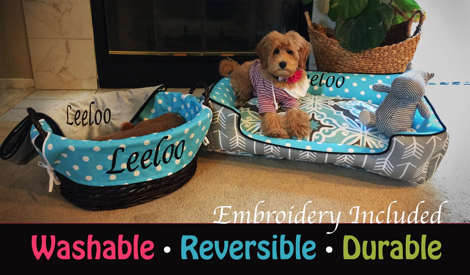 Toy Basket Dog Toy Basket Custom Toy Basket Dog Toy - Etsy