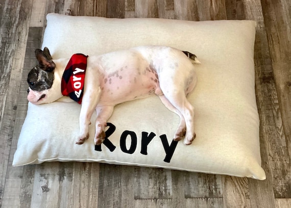 Tan Dog Bed Cover, Neutral Pet Bed Cover, Modern Dog Duvet , Farmhouse Chic Pet Bed, Light Brown Pet Bedding, Personalized Pet bed Cover