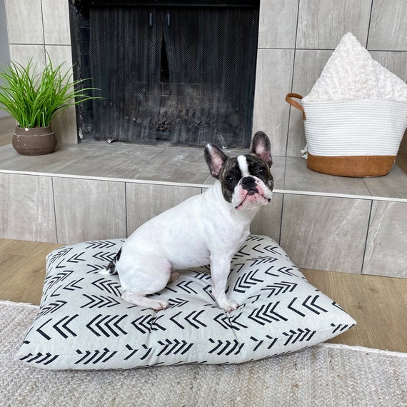 Cubierta cama de perro de tela de barro moderno edredón de - Etsy México