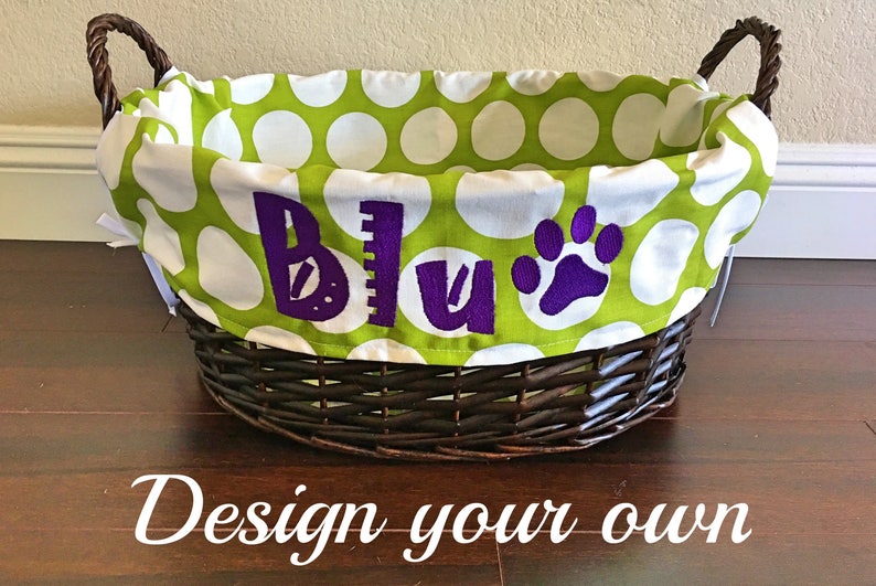 Toy Basket Dog Toy Basket Custom Toy Basket Dog Toy Etsy