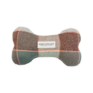 Vail Flannel Squeaky Dog Toy, Dog Chew Toy, Dog Bone Toy, Sustainable Pet Toy, Birthday Gift For Dogs, New Puppy Squeaky Toy, Pet Toy