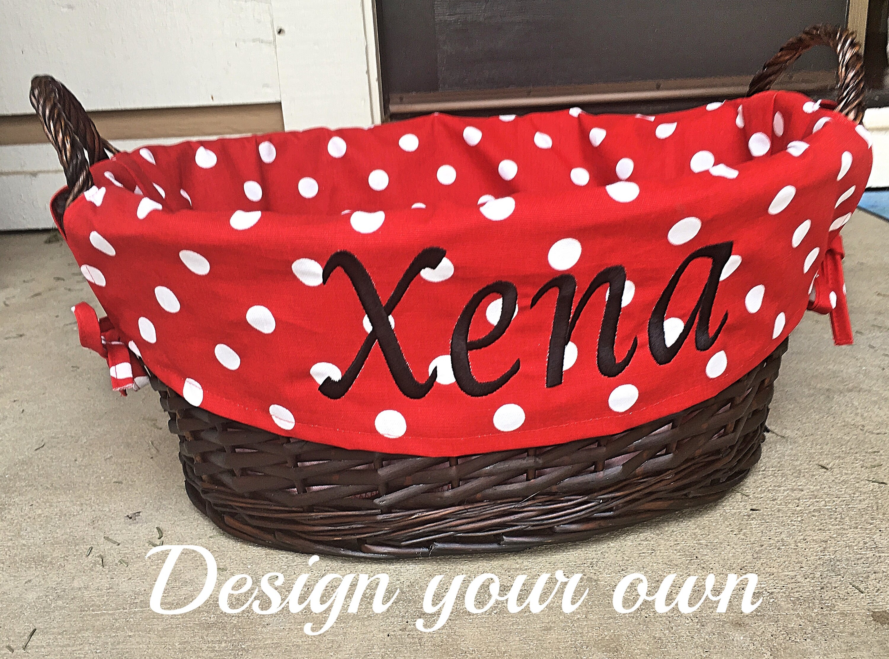 Toy Basket Dog Toy Basket Custom Toy Basket Dog Toy Etsy